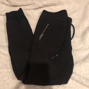 joggers with zipper